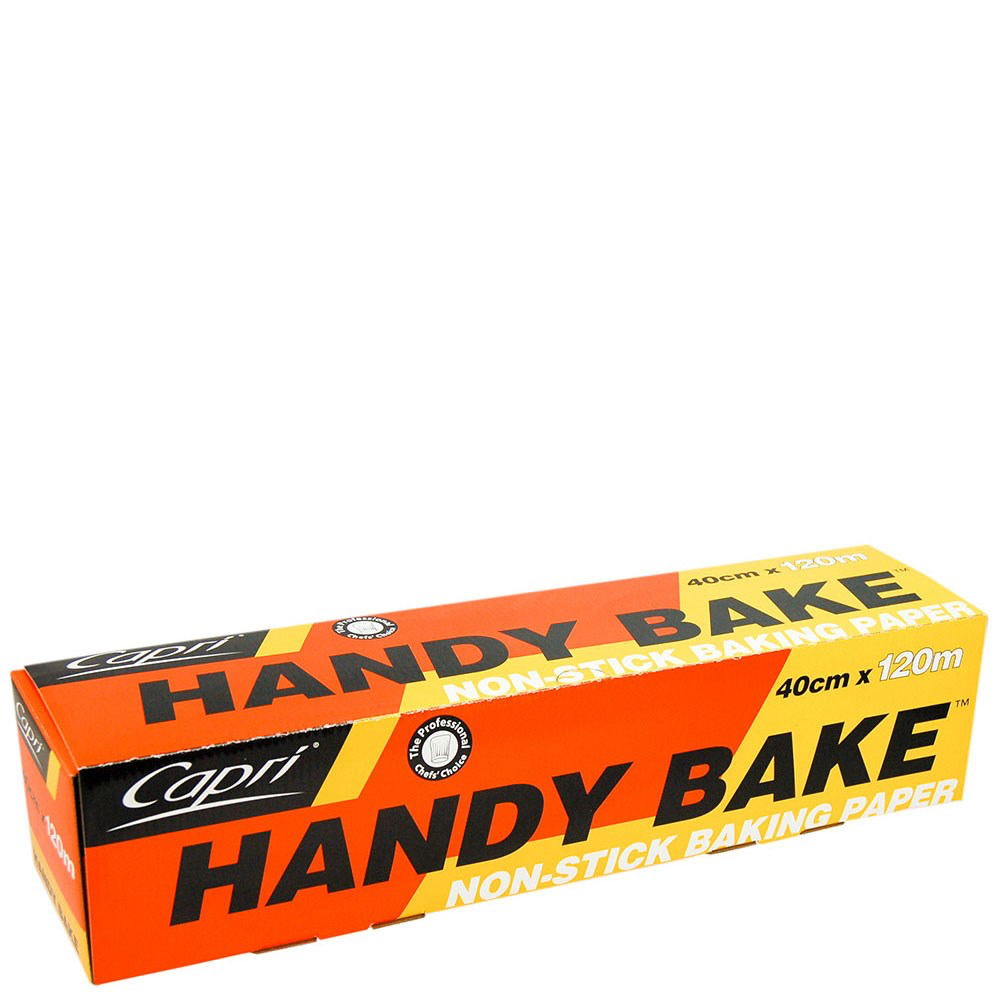 [C-HB40120] Silicone Baking Paper Handy Bake Roll White 40cm x 120m