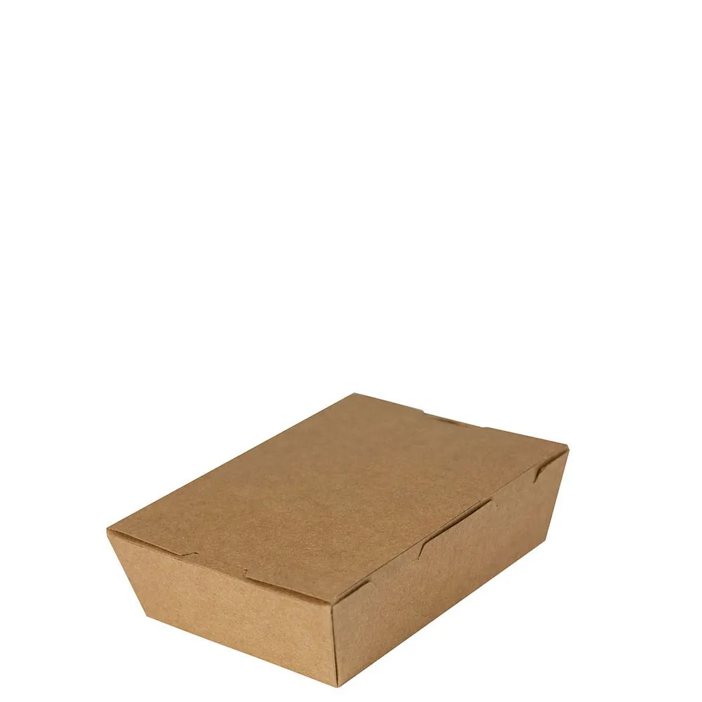 Lunch Box PLA Lined Heavy Board Kraft Small