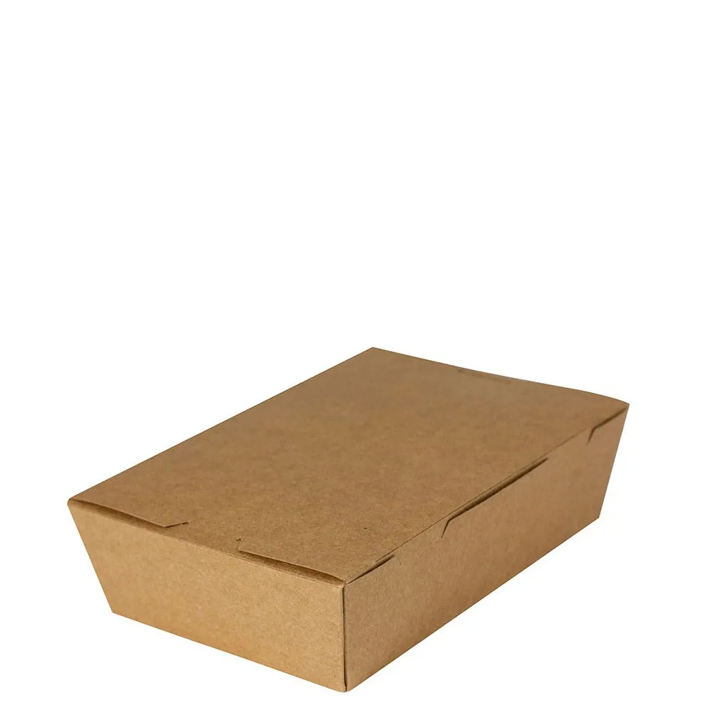 Lunch Box PLA Lined Heavy Board Kraft Medium