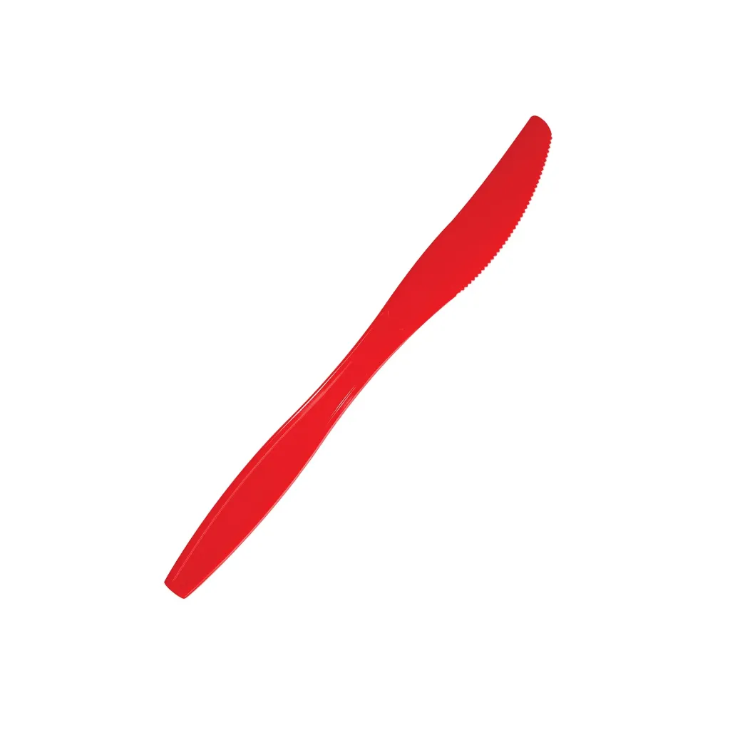 Reusable Heavy Duty Knife Red Pk20