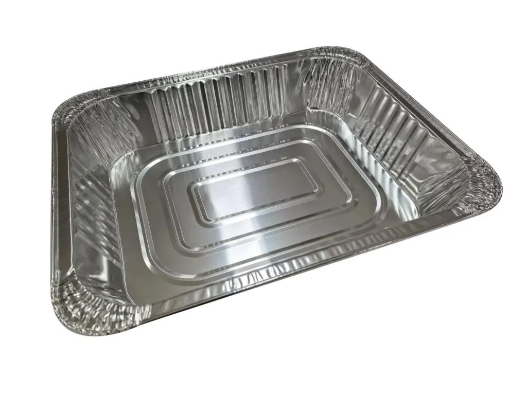 320mm x 250mm x 60mm Rectangular Foil Tray Pk3