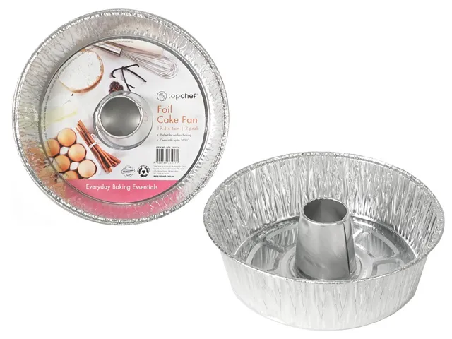 FOIL TUBE CAKE PAN 2PK [24/0]
