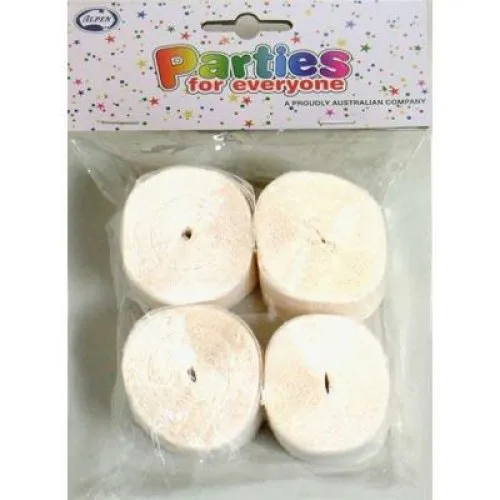STREAMER P4 WHITE CREPE