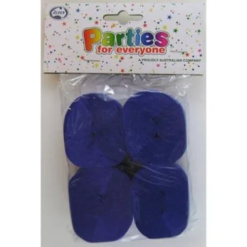 STREAMER P4 FRENCH BLUE CREPE