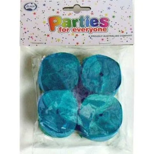 STREAMER P4 JADE/TEAL CREPE