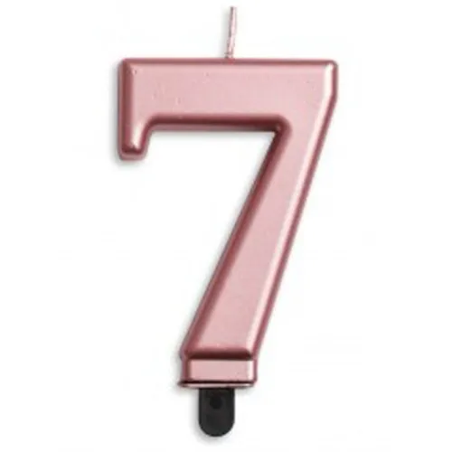[431277] CANDLE NUMERAL JUMBO ROSEGOLD #7