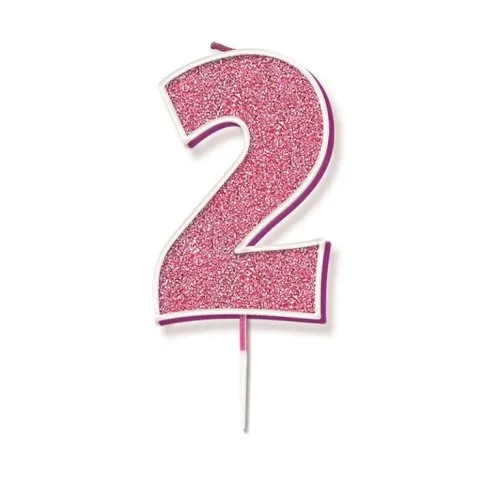 CANDLE GLITTER #2 PINK P1