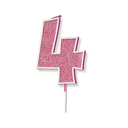 CANDLE GLITTER #4 PINK P1