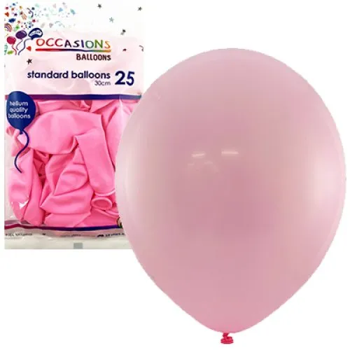 BALLOON STD P25 30CM LT.PINK