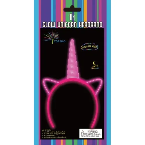 GLOW UNICORN HEADBAND P1