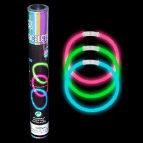 GLOW 8" BRACELET TUBE 15/BOX24