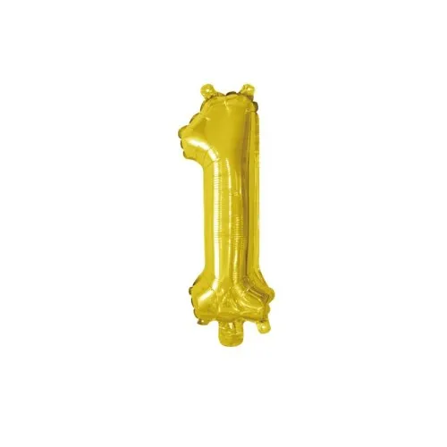 Foil Balloon 14" DECROTEX GOLD #1 P1
