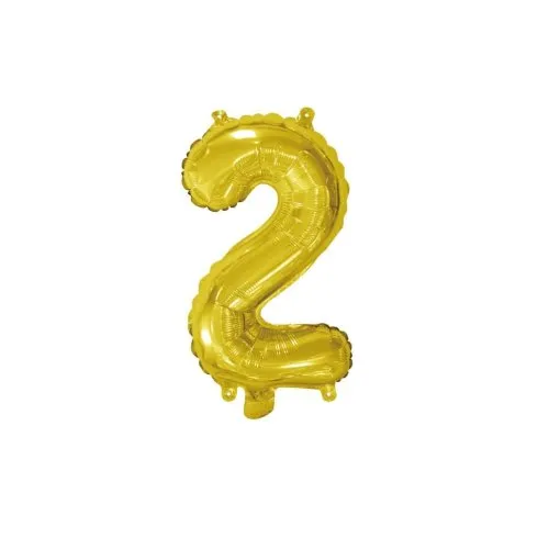 Foil Balloon 14" DECROTEX GOLD #2 P1