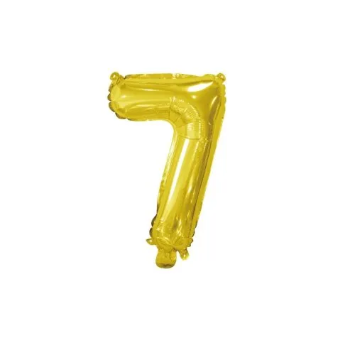 Foil Balloon 14" DECROTEX GOLD #7 P1