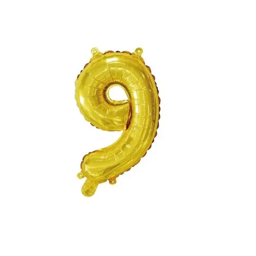 Foil Balloon 14" DECROTEX GOLD #9 P1