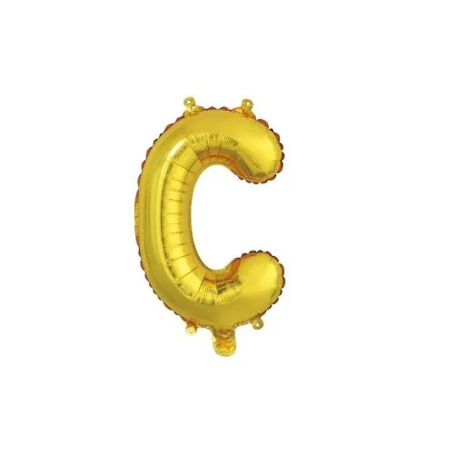 Foil Balloon 14" DECROTEX GOLD #C P1