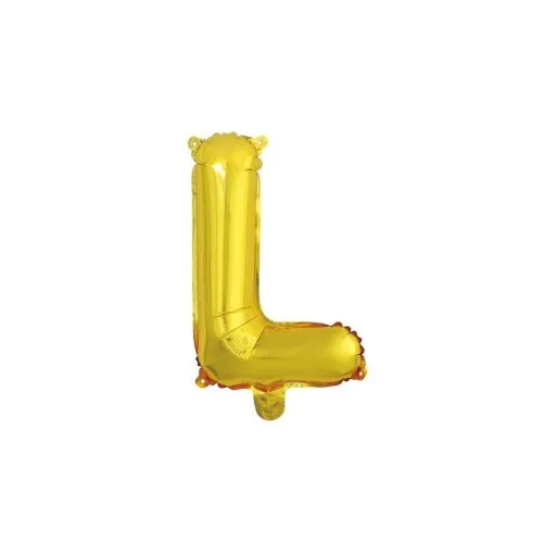 [213079] Foil Balloon 14" DECROTEX GOLD #L P1