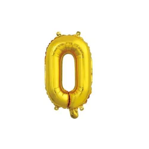 Foil Balloon 14" DECROTEX GOLD #O P1