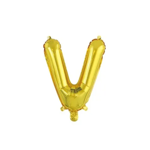 [213089] Foil Balloon 14" DECROTEX GOLD #V P1