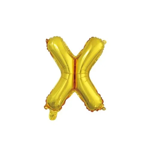 Foil Balloon 14" DECROTEX GOLD #X P1