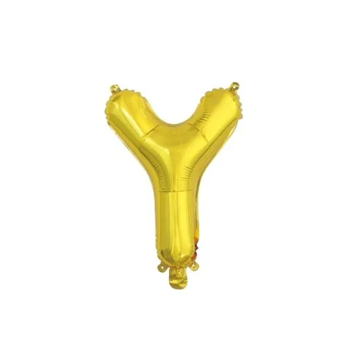 Foil Balloon 14" DECROTEX GOLD #Y P1