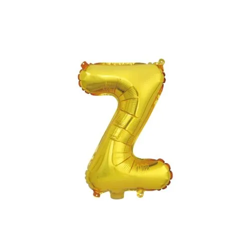 Foil Balloon 14" DECROTEX GOLD #Z P1