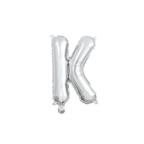 [213105] Foil Balloon 14" DECROTEX SILVER #K P1