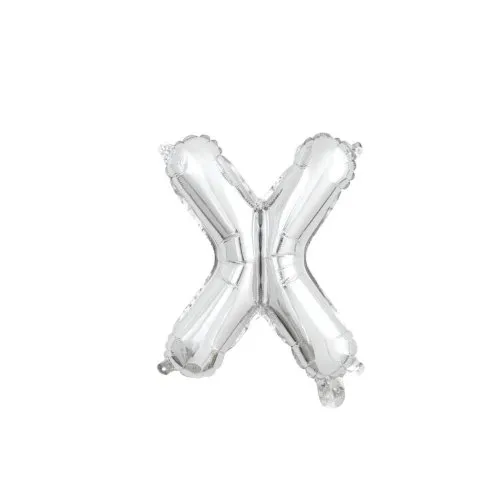 [213118] Foil Balloon 14" DECROTEX SILVER #X P1