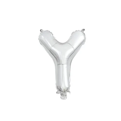 Foil Balloon 14" DECROTEX SILVER #Y P1