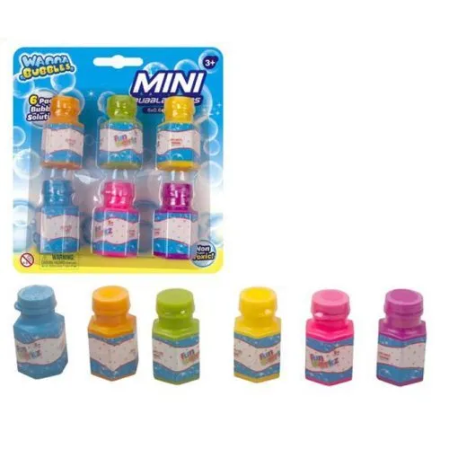 BUBBLES PARTY 18ML W/WAND PK6