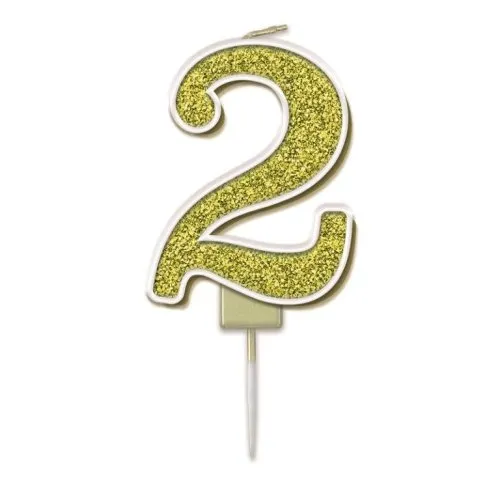 CANDLE SPARK.FIZZ #2 GOLD P1