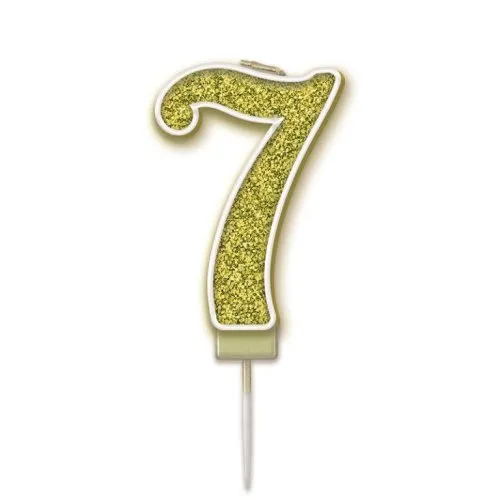 CANDLE SPARK.FIZZ #7 GOLD P1