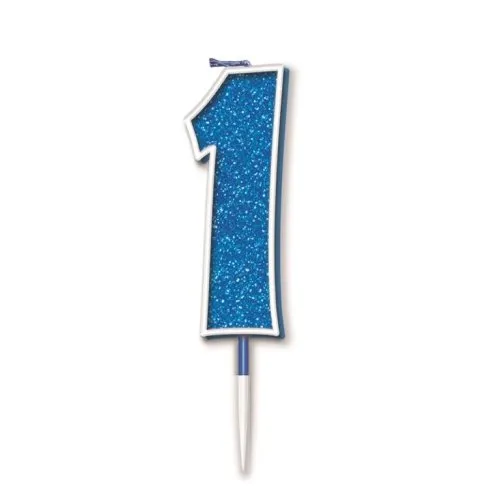 CANDLE GLITTER #1 BLUE P1