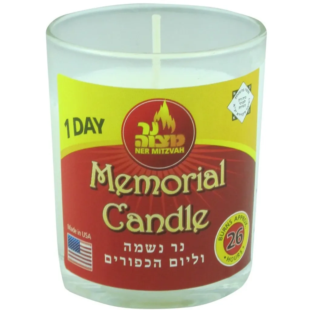 [MG] MEMORIAL CANDLE GLASS 24H x 30