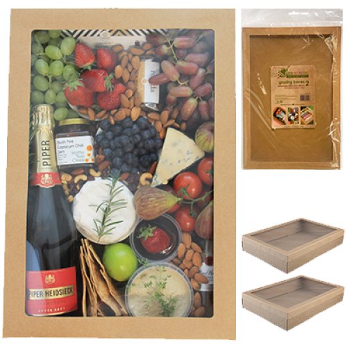 GRAZING BOX KRAFT P2 XLG CTN12