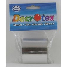 [205302] MET.RIBBON 50MMX30M SILVER