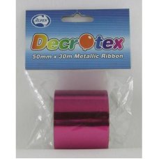 [205307] MET.RIBBON 50MMX30M HOT PINK