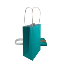 [465825] PARTYBAG PAPER TEAL PK5