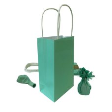 [465842] PARTYBAG PAPER PASTEL MINT PK5