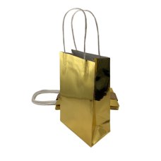 [465853] PARTYBAG PAPER MET GOLD PK5