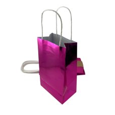 [465851] PARTYBAG  PAPER MET PINK PK5