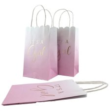 [465864] PARTYBAG PAPER ITS A GIRL PK5
